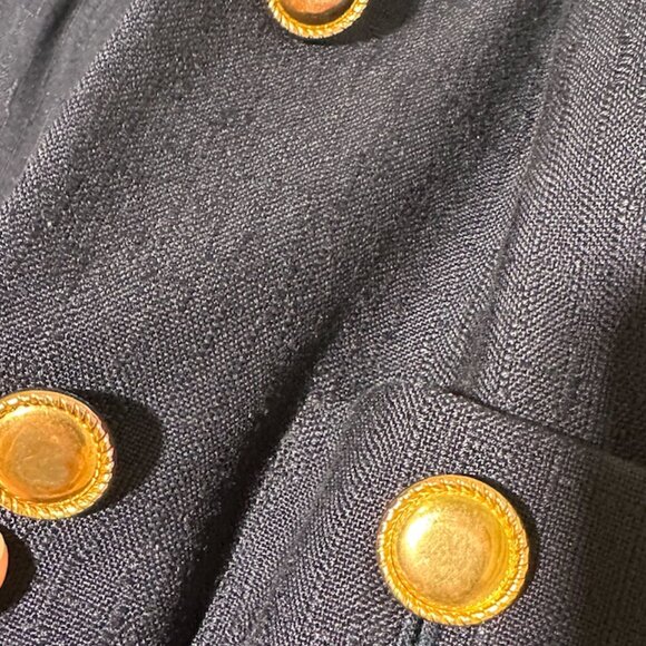 Vintage Casper navy skirt suit - size 2 - Picture 11 of 15